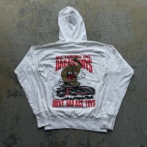 Vintage Dale Earnhardt Bad A** Boys Drive Bad A** Toys Lightweight Hoodie Sz M